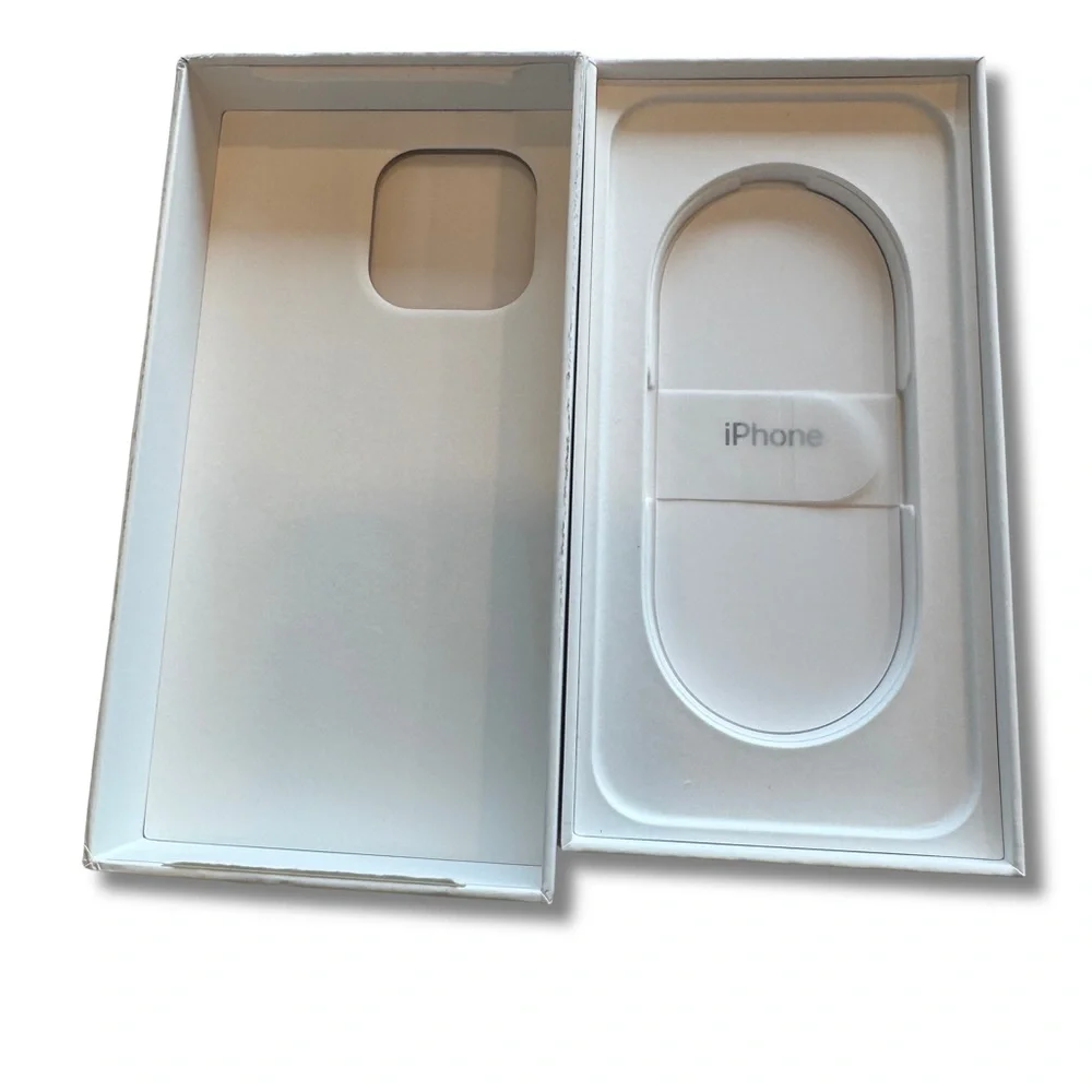 Apple iPhone 16 Pro Max EMPTY Retail Box Only White Titanium 256GB OEM Tray